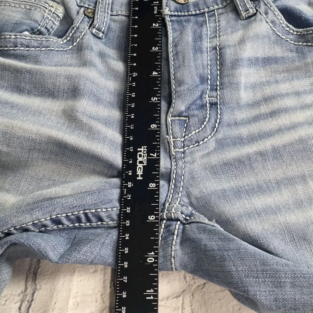 BKE Alec Men's 30S Blue Straight Leg Stretch Casual Denim Jeans
